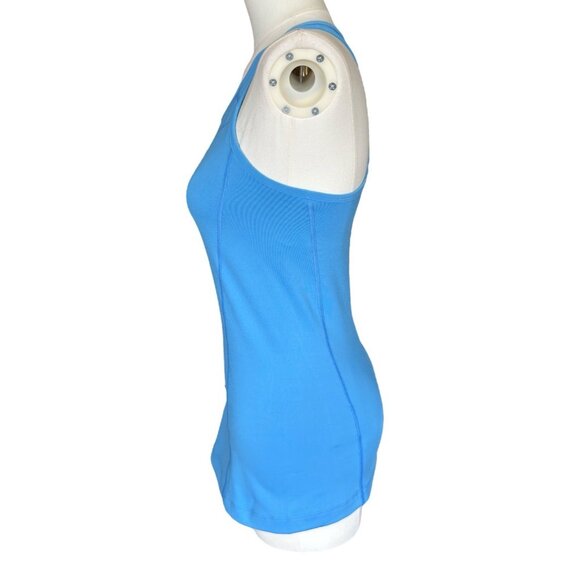 Nike Dri-FIT Blue Racerback Athletic Top Built-In Bra Women's Sz S - Picture 3 of 10